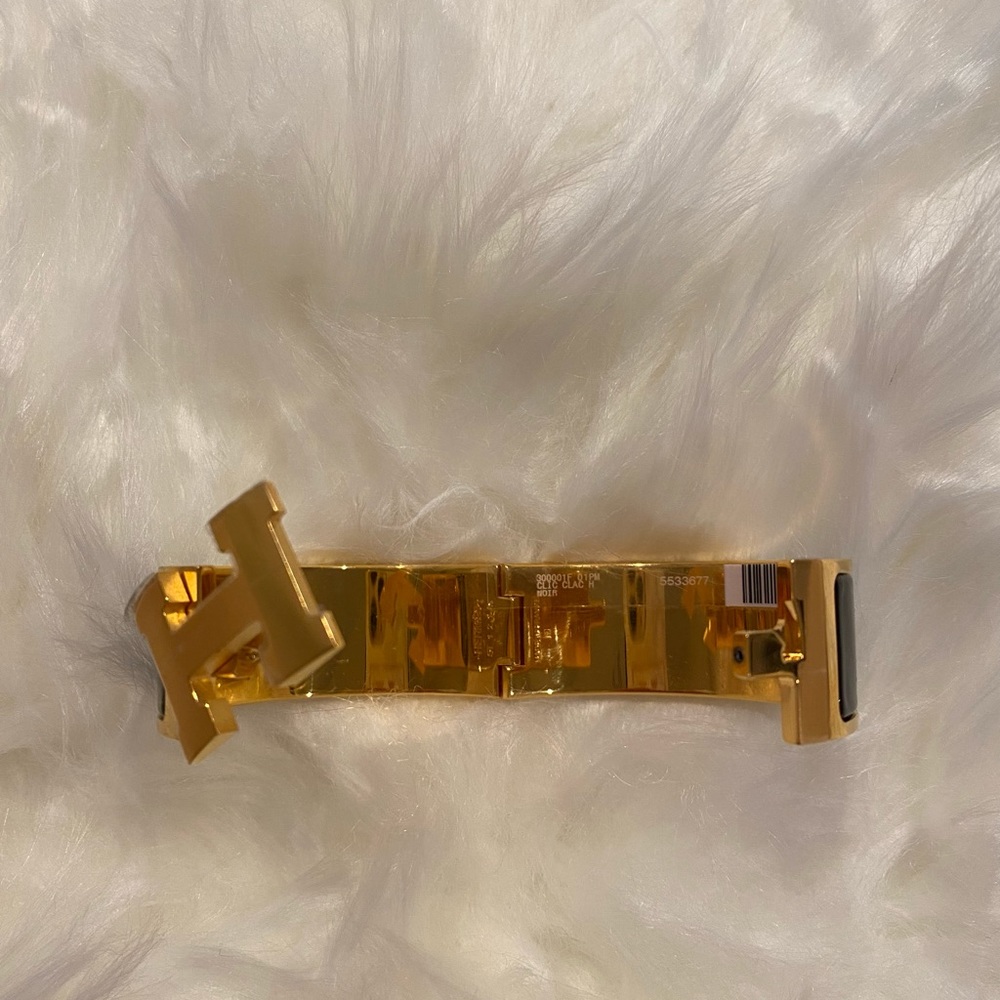 ⭐️ SOLD ⭐️ NWT Authentic Hermès Clic Clac Bracelet - Picture 7 of 13